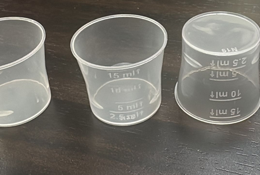15ML/25MM Measuring Cups Manufacturer in Alipur Haridwar, Uttarakhand.